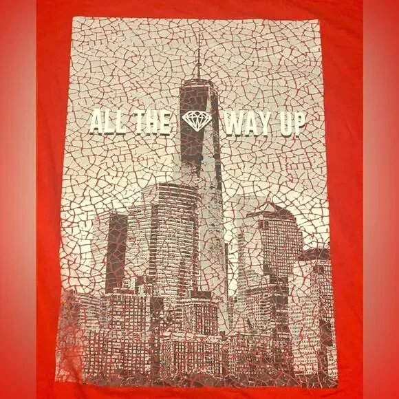 Fresh Laundry Short Sleeve T-Shirt Downtown Diamond Graphic Design Men's 3XL - Picture 3 of 6